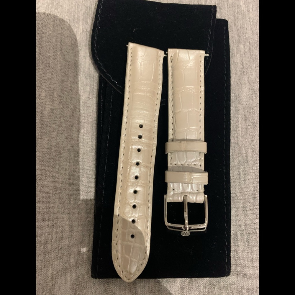 Michelle | Mother of Pearl Alligator Watch Band